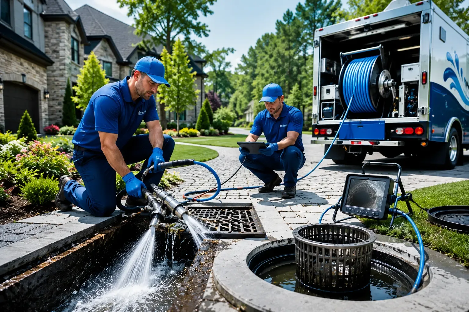 Local outdoor drain cleaning professionals in New Limerick, ME